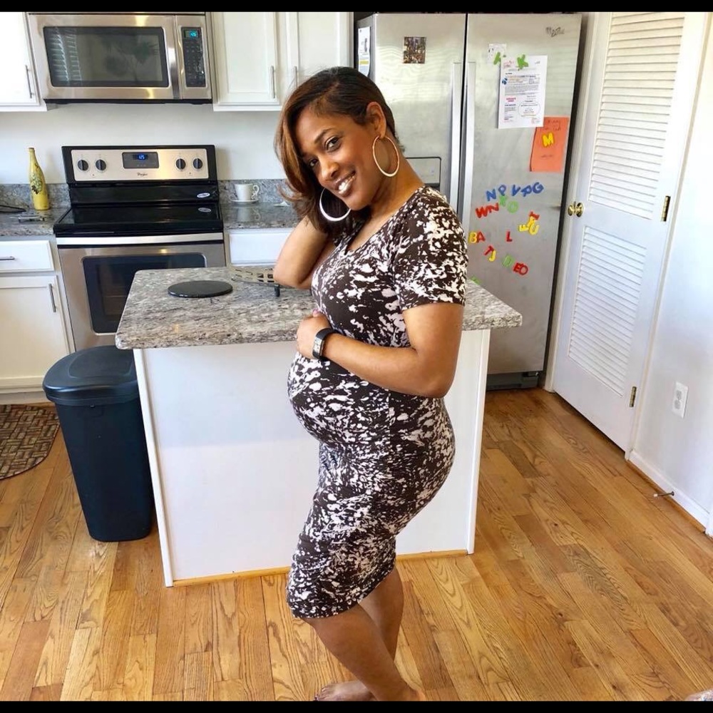 Stretch Maternity Body Dress